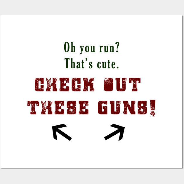 Check Out These Guns Wall Art by NinaCraig